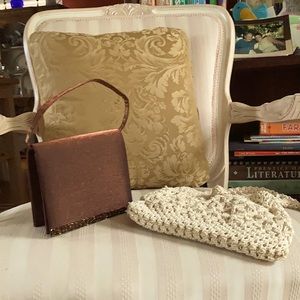 Vintage pocketbooks:1 dressy & 1 casual.